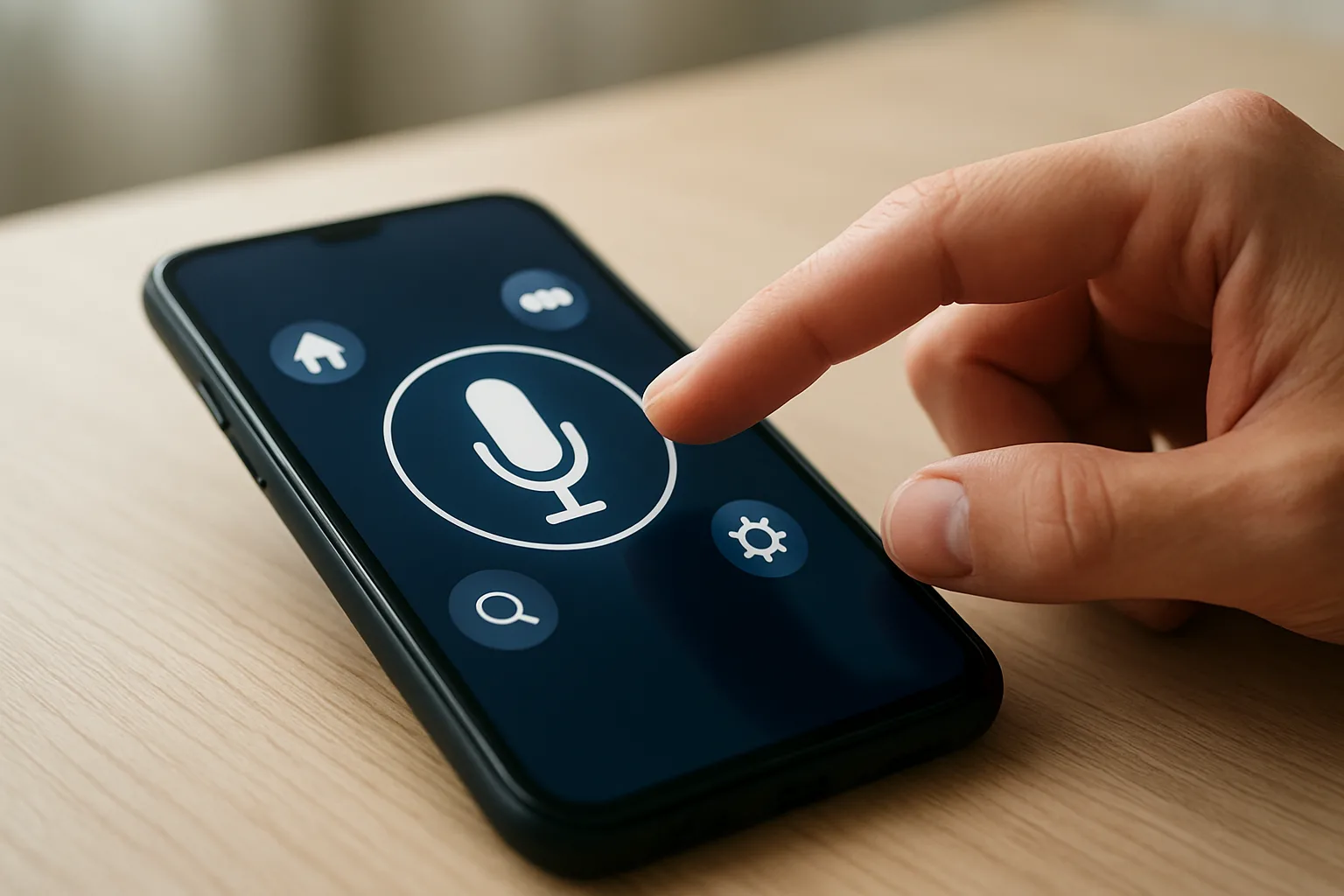 Collage of common AI applications like voice assistants, smart devices, and personalized recommendations.