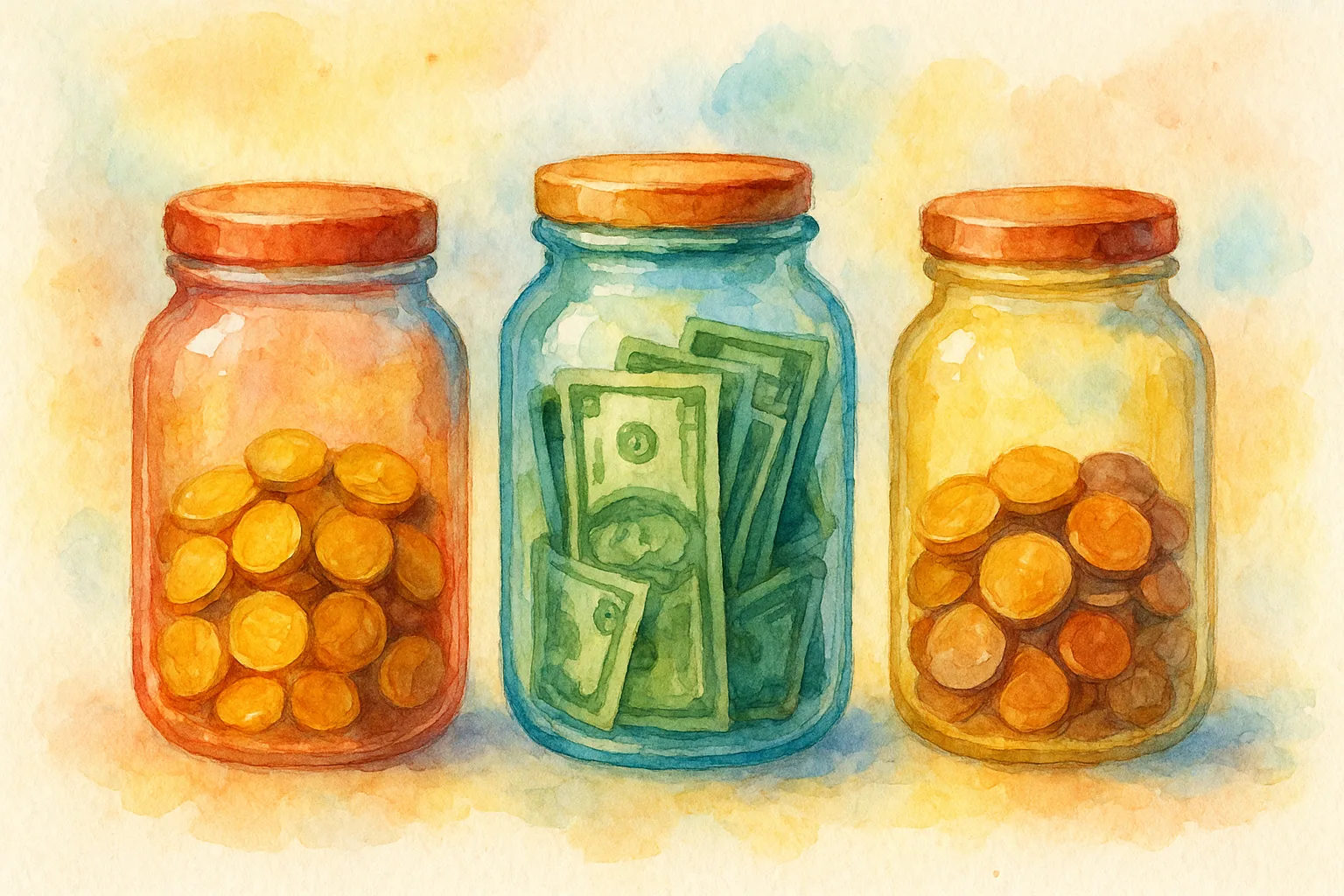A Simple Three-Jar Money System for Children