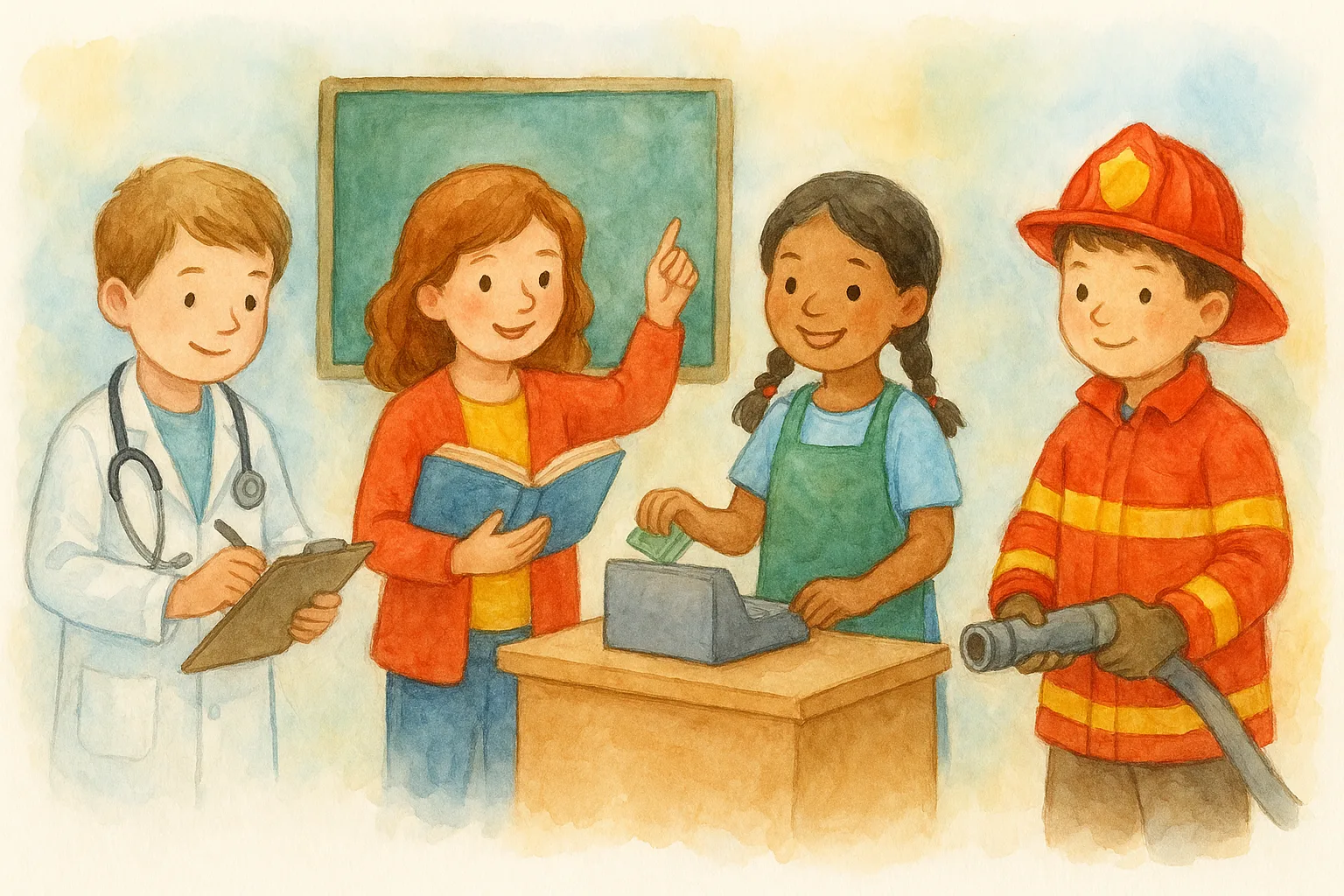 Teaching Kids How People Earn Money Through Jobs