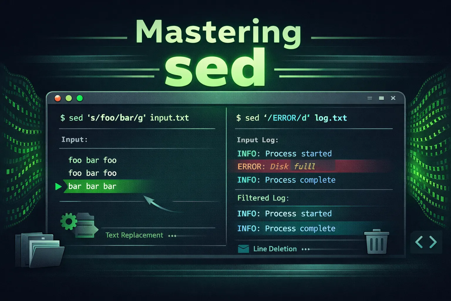 Mastering sed — The Complete Hands-On Stream Editor Guide