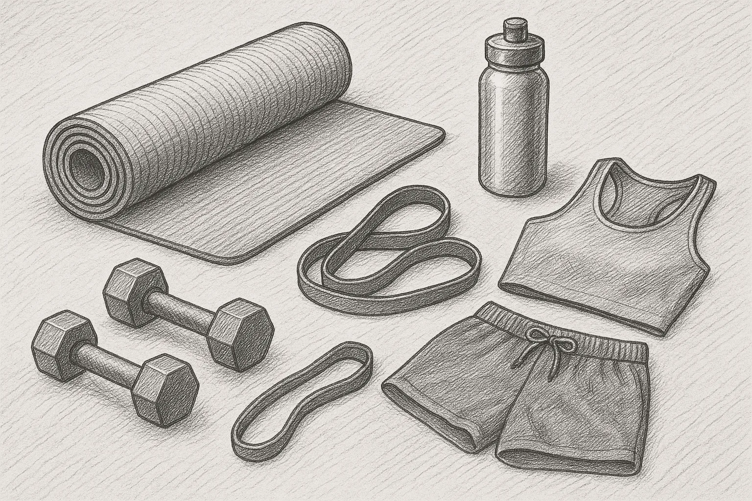 Woman doing simple home exercises for beginners