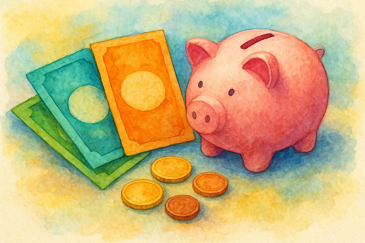 Child reviewing monthly bills to understand finances