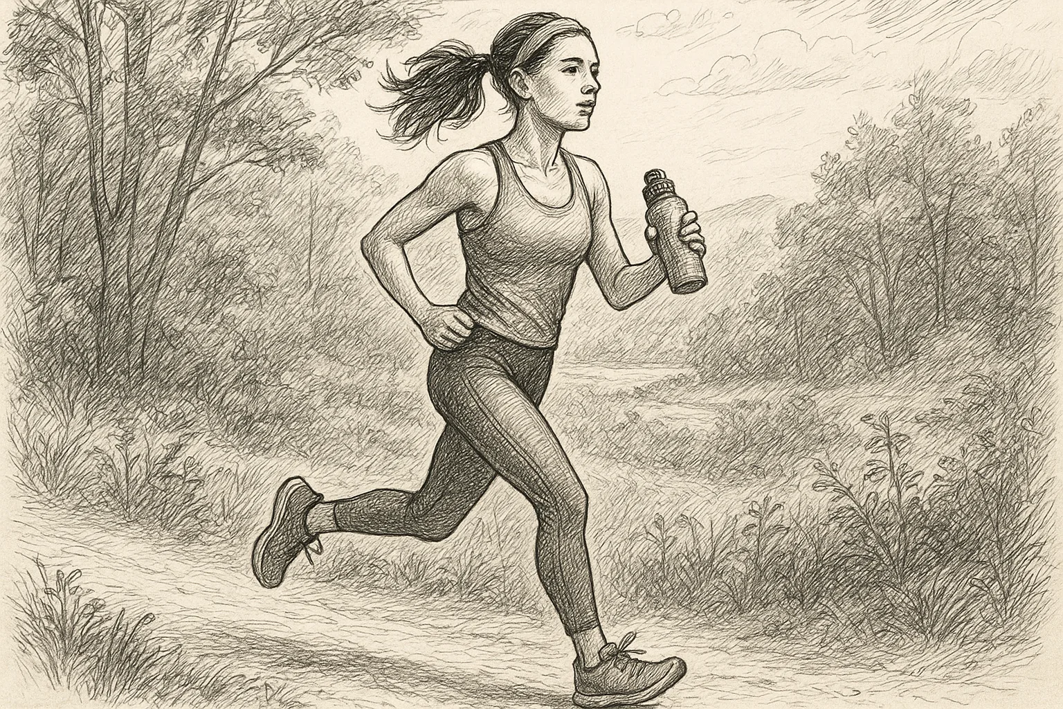 Person exercising outdoors; building lasting fitness habits