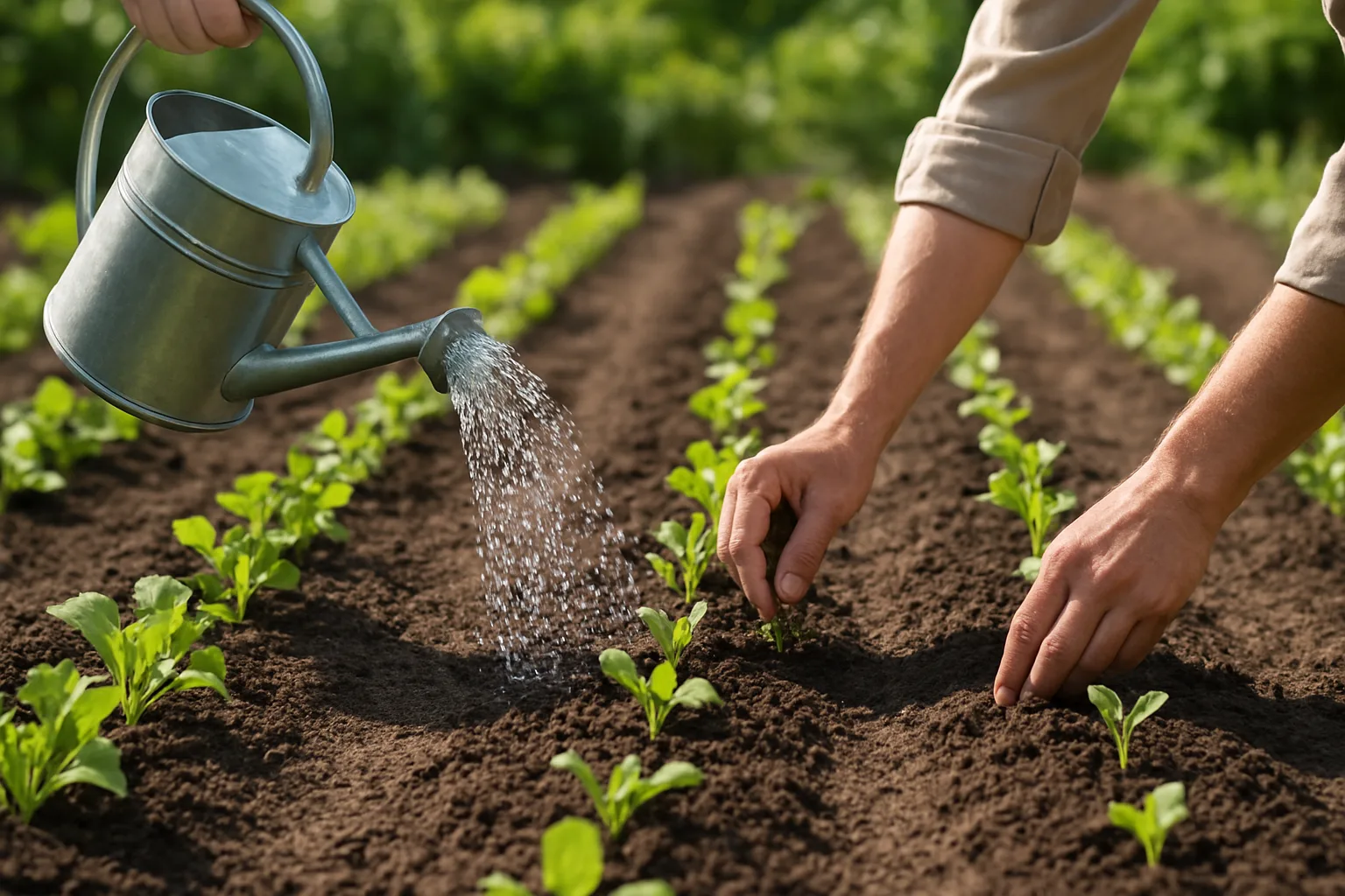 July Allotment Tasks: Watering, Weeding, and Succession Planting