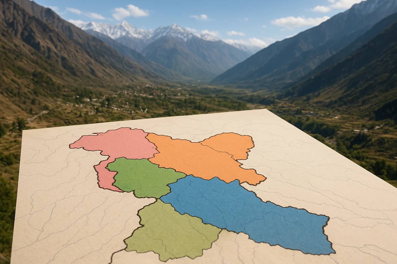 Lahaul Between Kullu, Chamba, and Ladakh Powers
