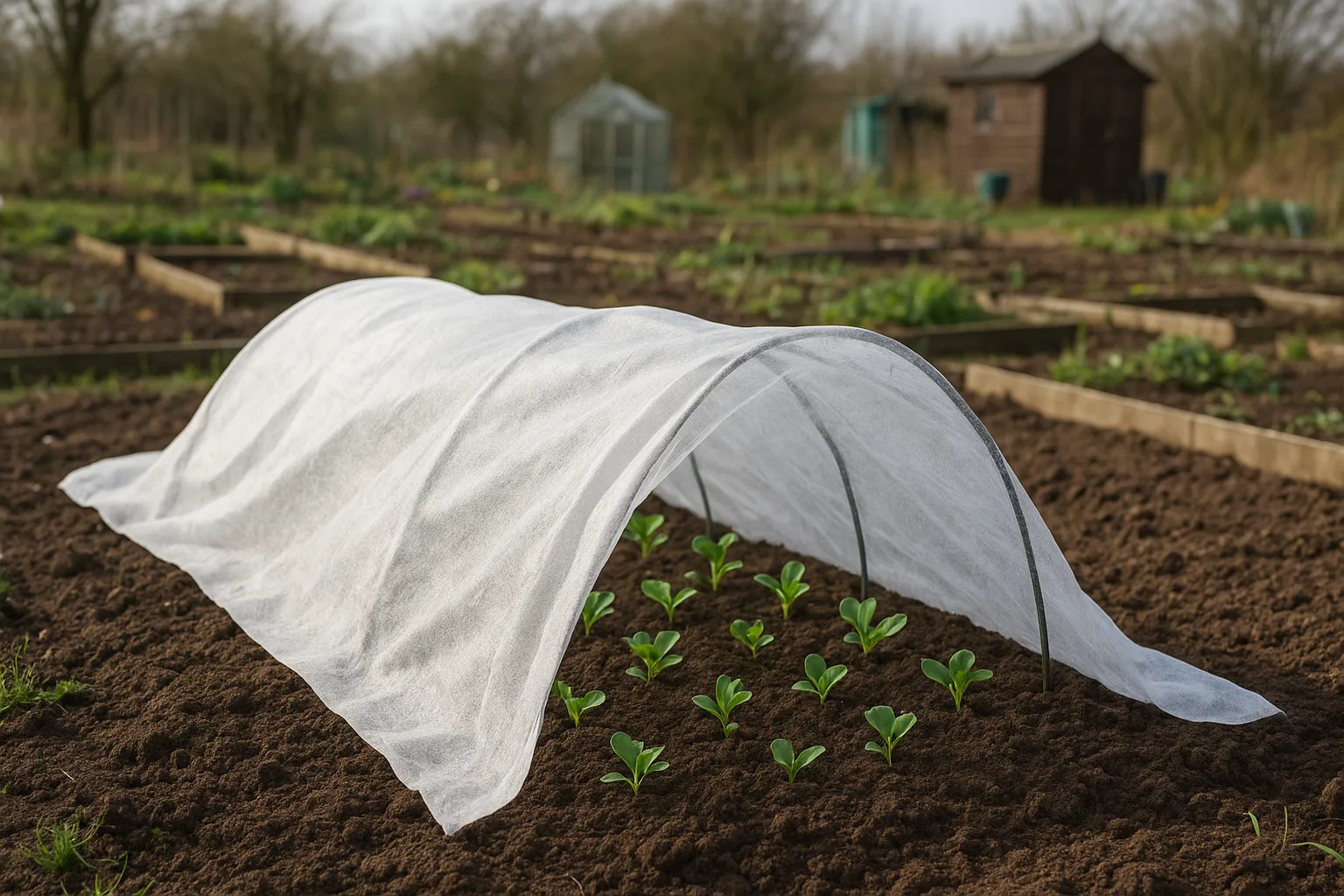 May on the Plot: Protecting Seedlings from Frost and Pests