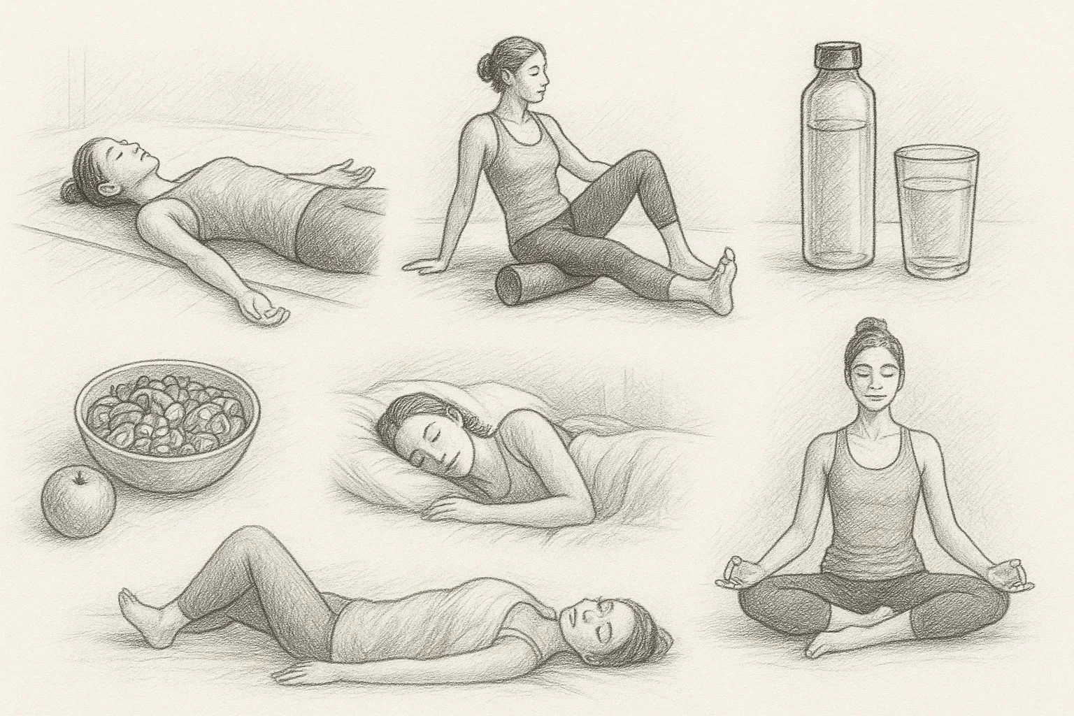 Athlete resting after workout to prevent burnout