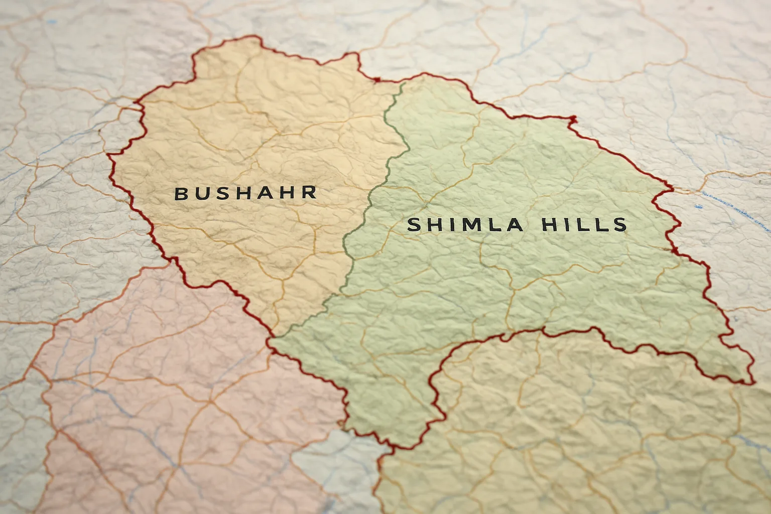 Shimla Region Under the Influence of Bushahr State