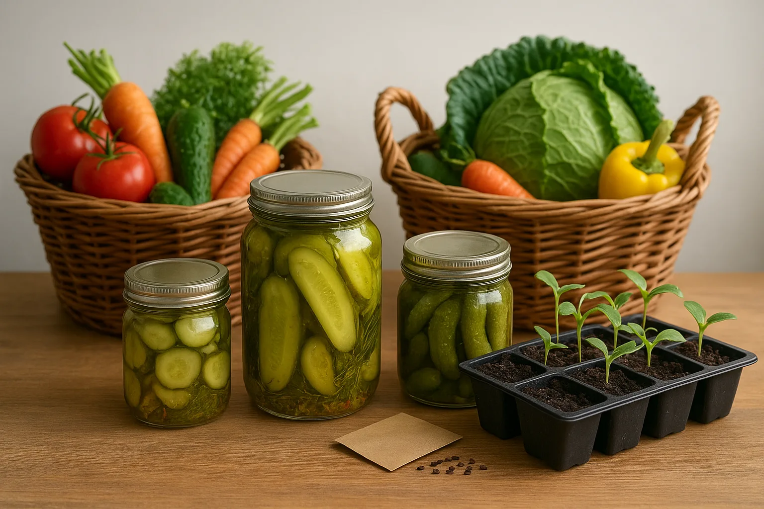August Abundance: Preserving, Pickling, and Late Sowings