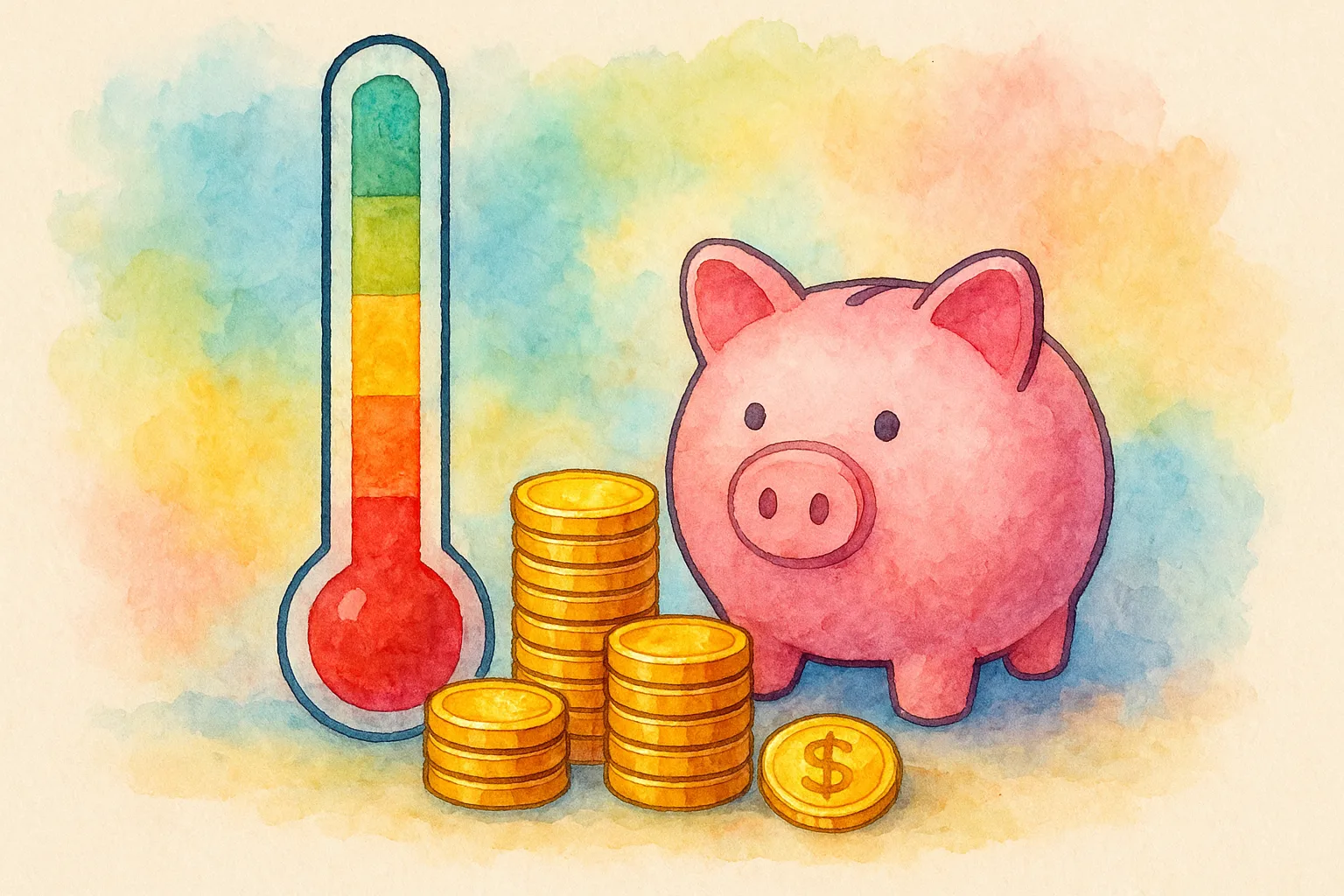 How to Create a “Savings Thermometer” Chart