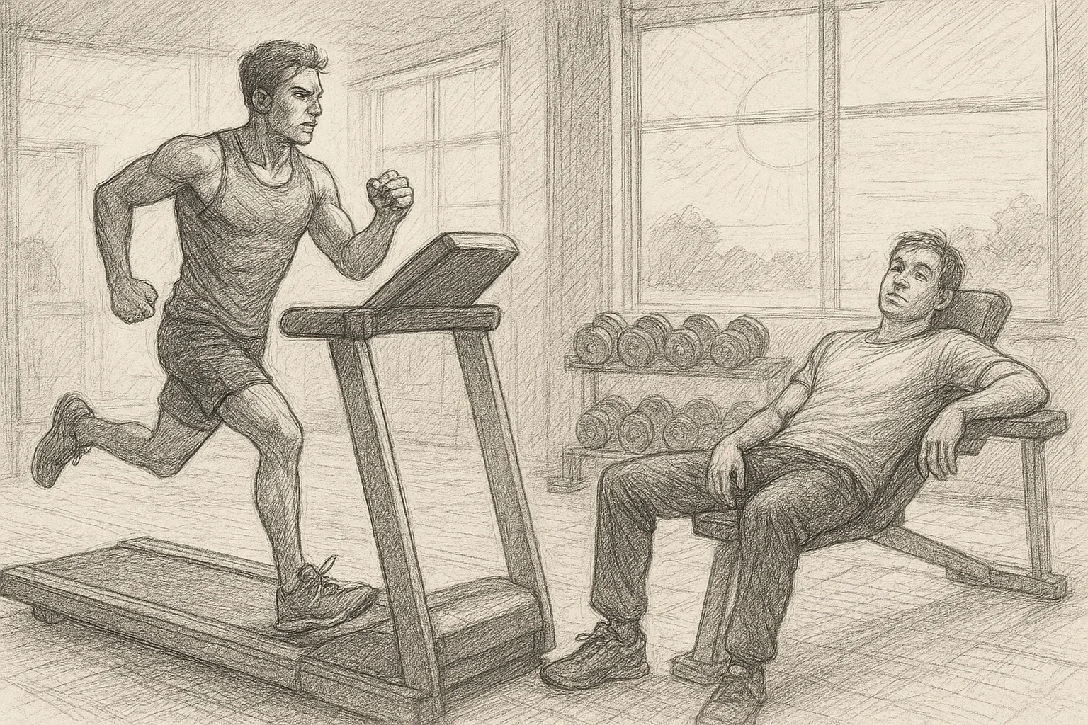 The role of discipline vs motivation in fitness