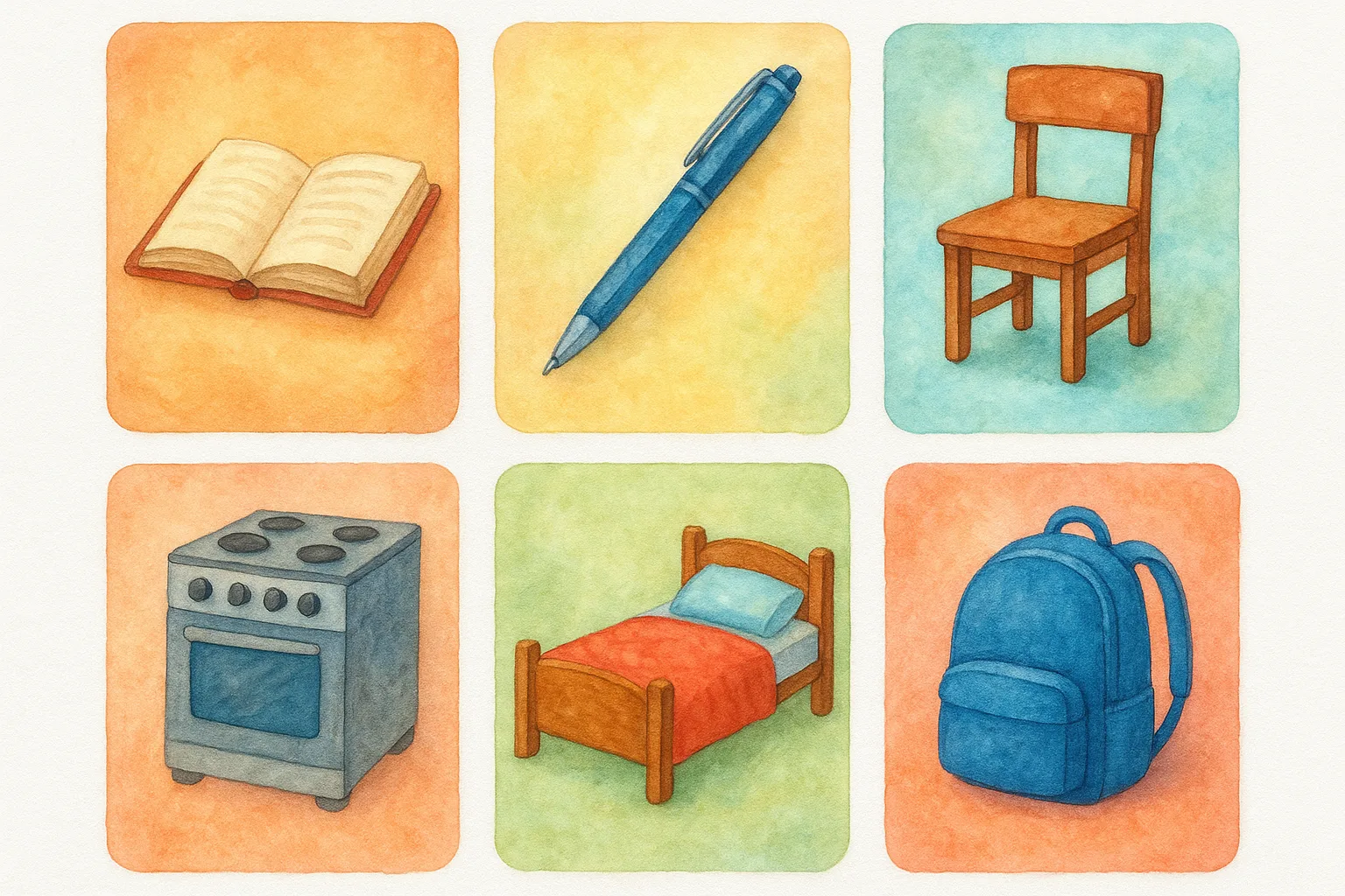 Learn Hindi: School and Home Objects