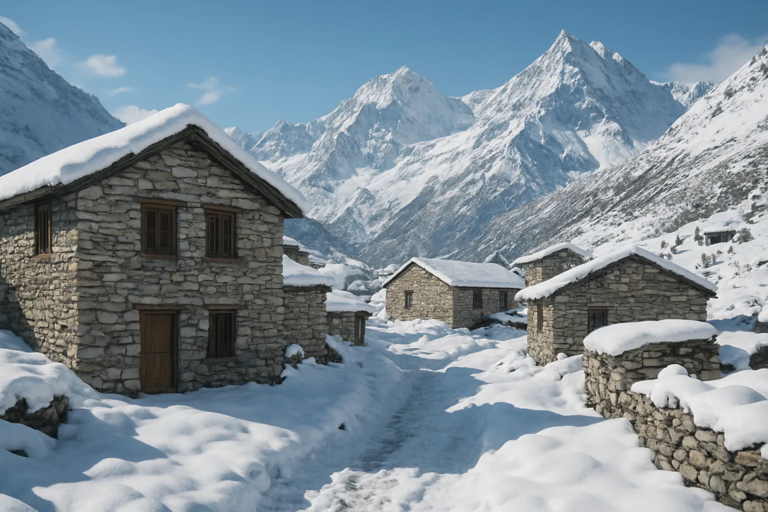 Life in Remote Himalayan Villages During Medieval Times