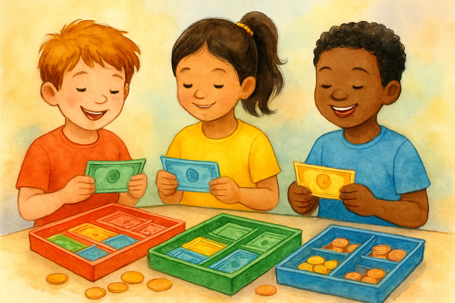 Money Sorting Games for Younger Children