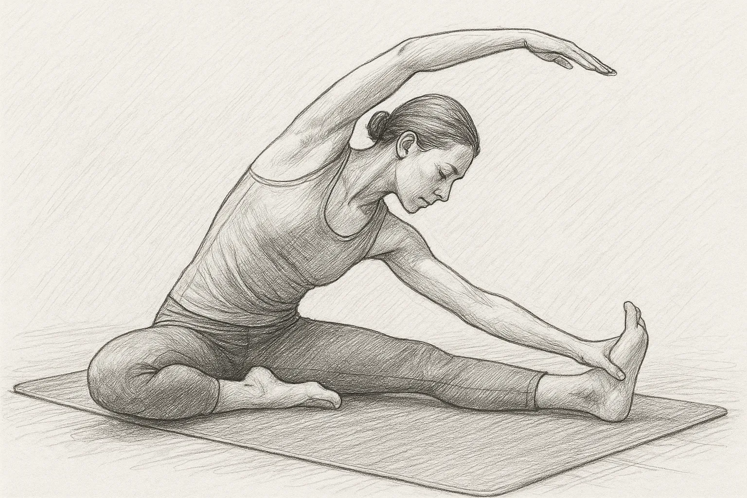 Simple stretching routine for tight muscles