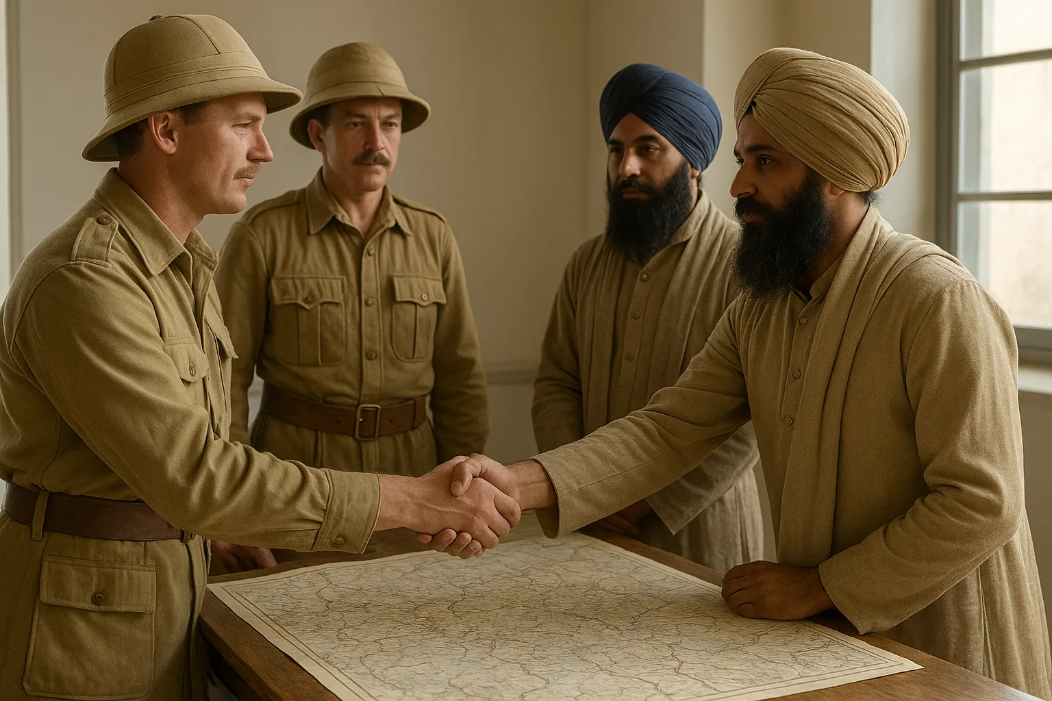 Decline of Sikh Authority and Transition to British Control