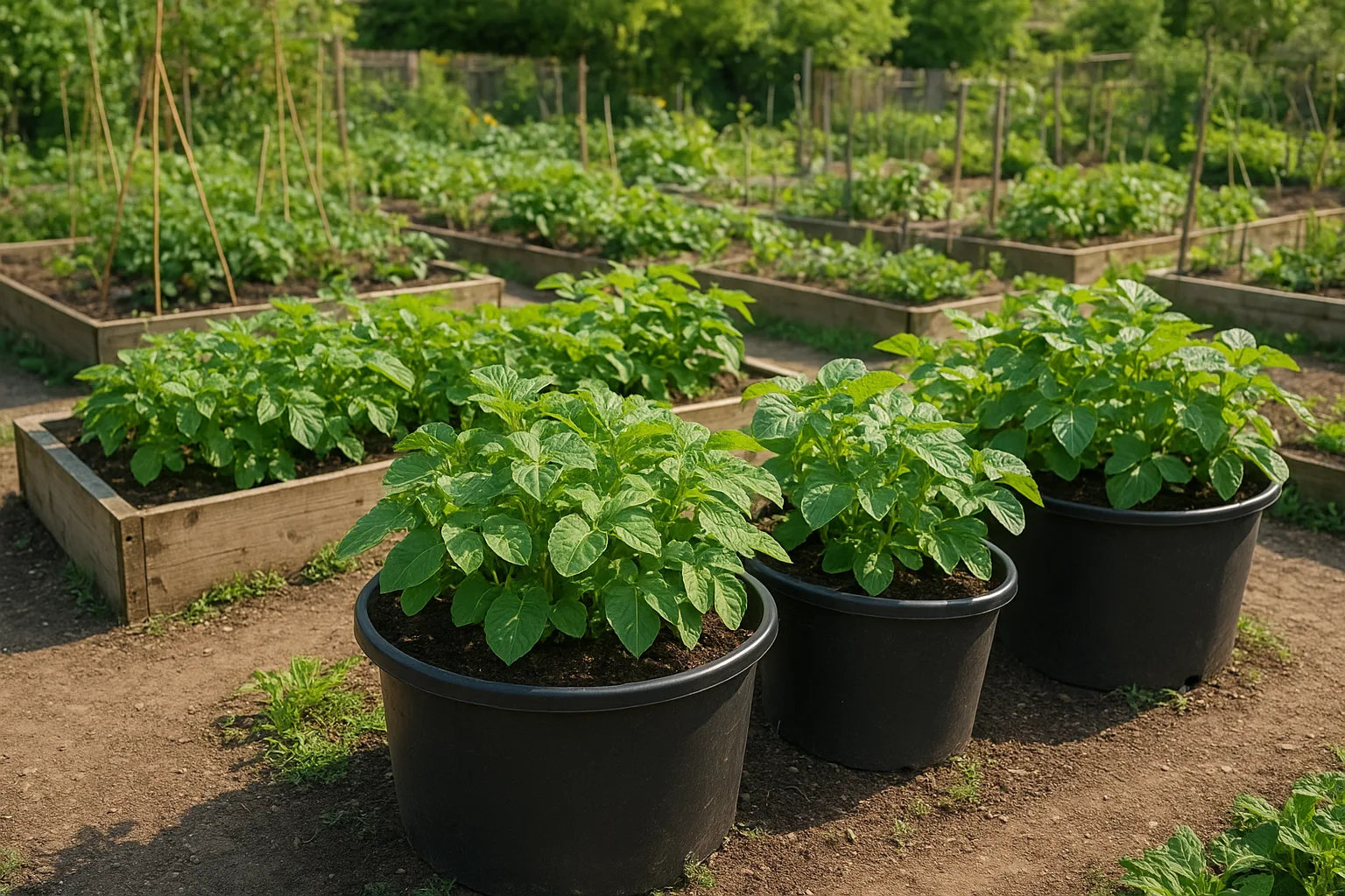How to Grow Potatoes in a Small UK Allotment