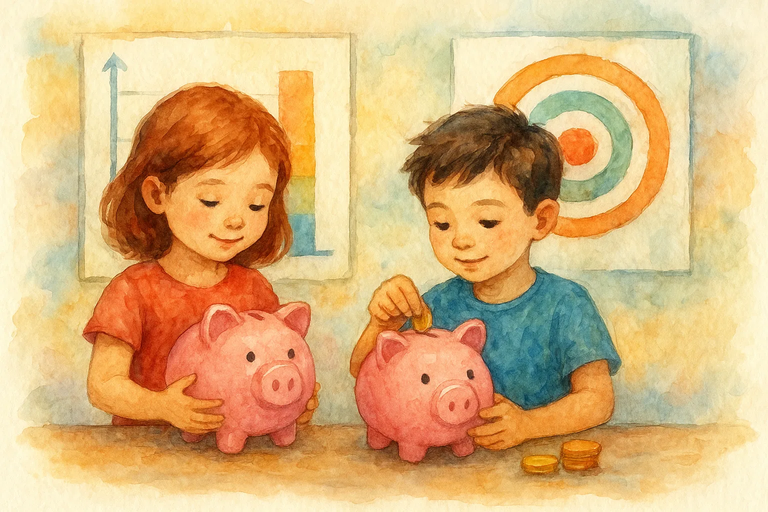 Helping Kids Set Short-Term and Long-Term Saving Targets