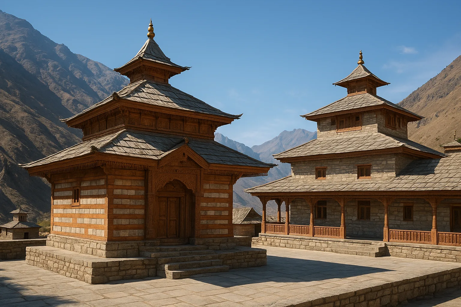 Architecture of Temples and Monasteries in Kinnaur