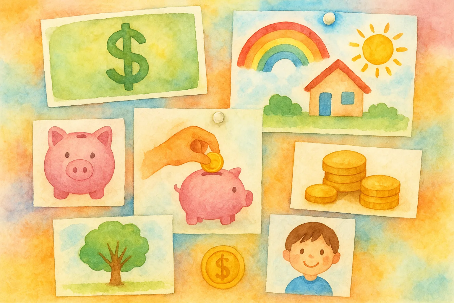 Using Vision Boards to Teach Kids About Money Goals