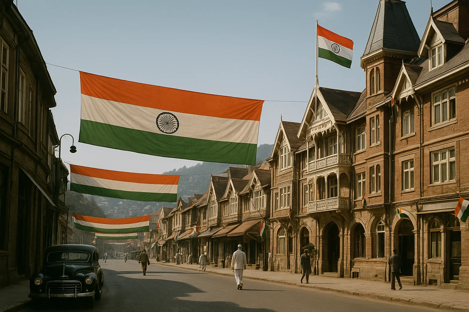 1947: End of British Rule in Shimla