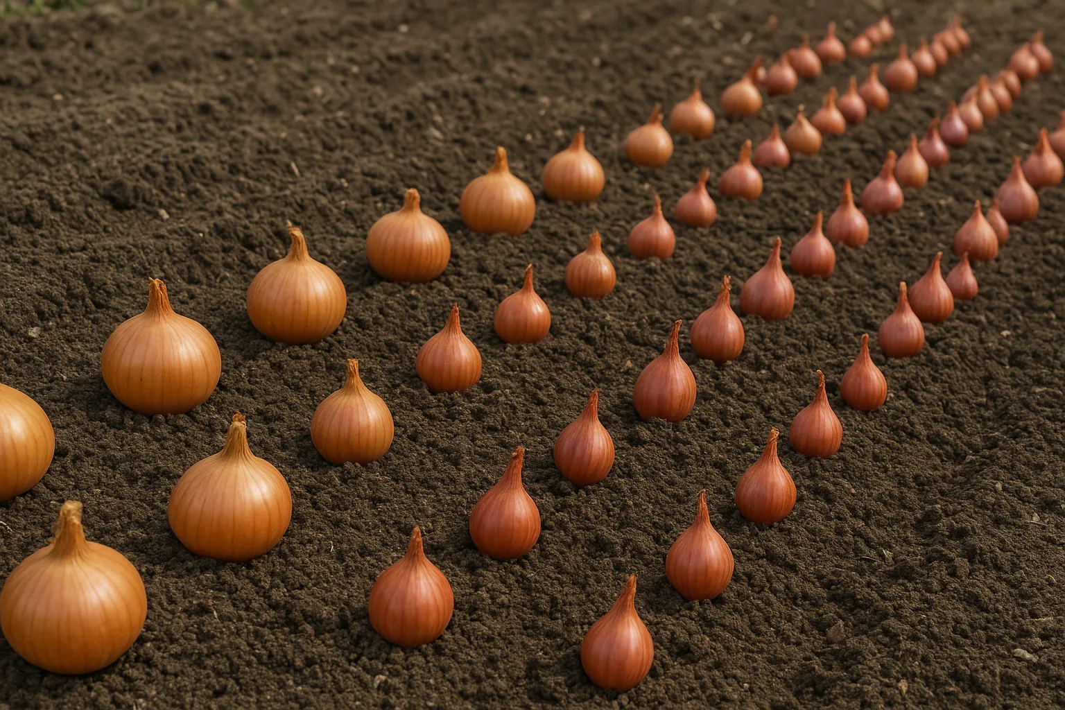 Onions and Shallots: Planting Sets and Harvest Timing