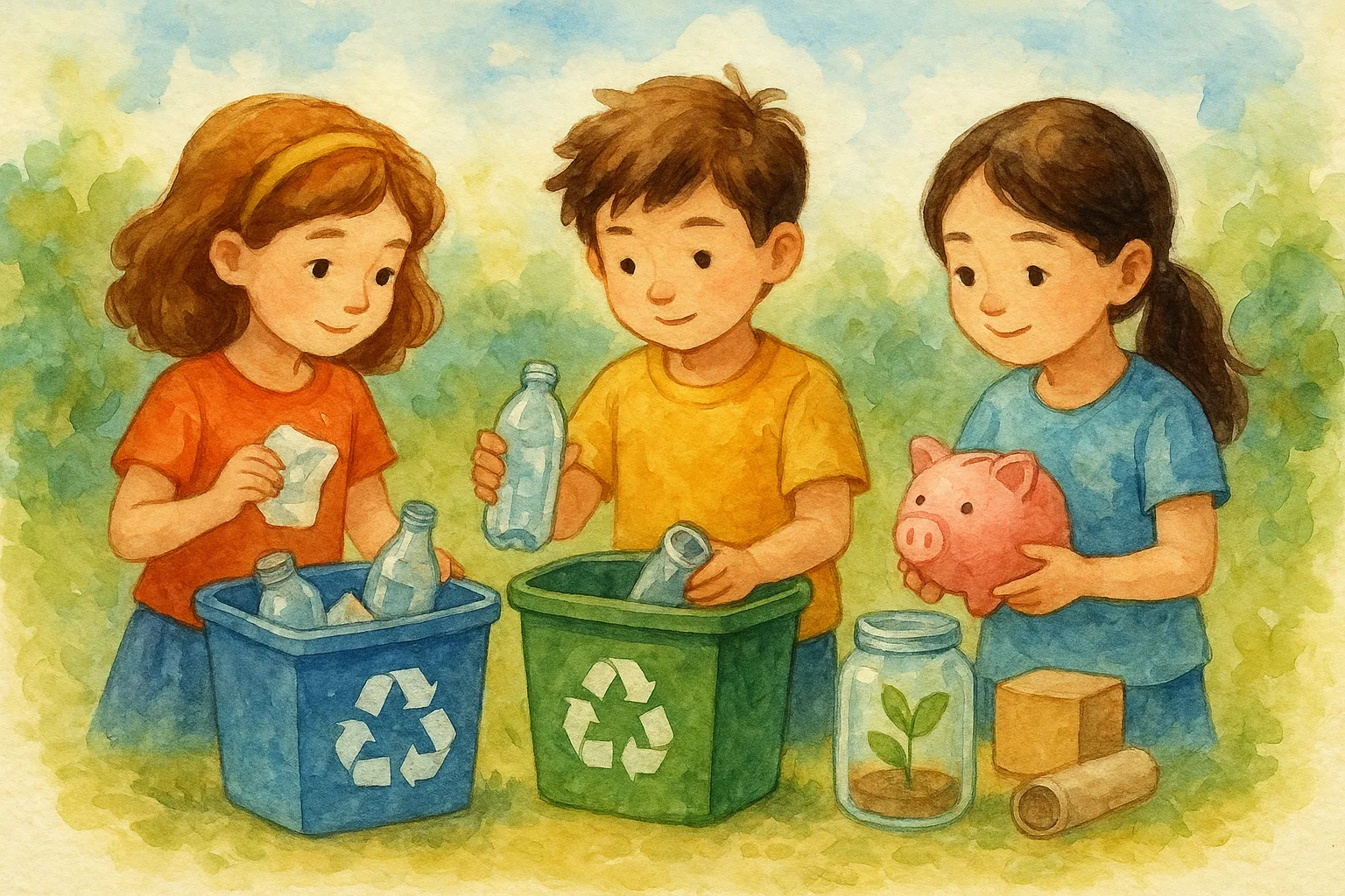 Helping Kids Understand Reusing and Recycling Saves Money