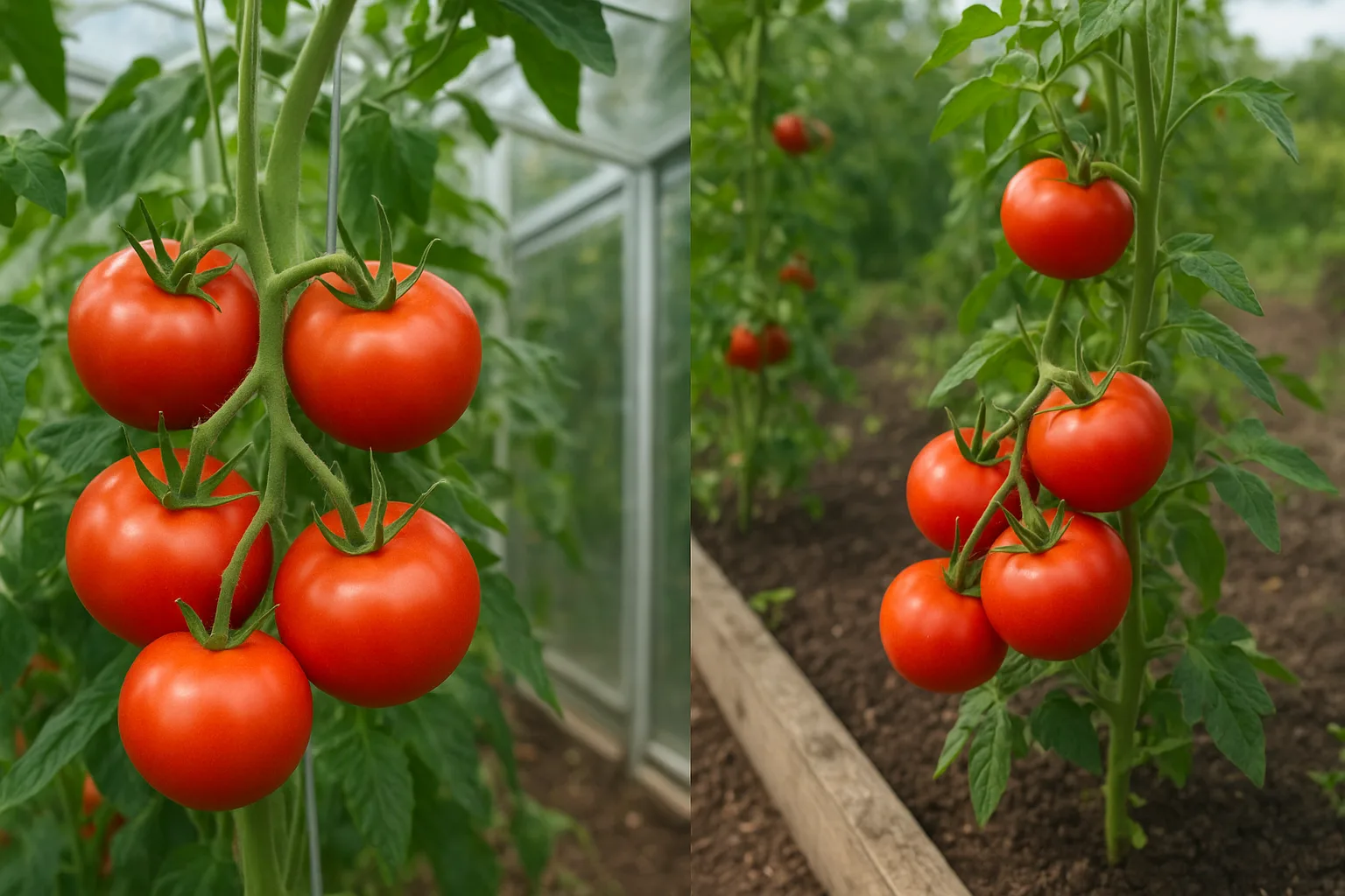 Tomatoes in the UK Climate: Greenhouse vs. Outdoor Varieties