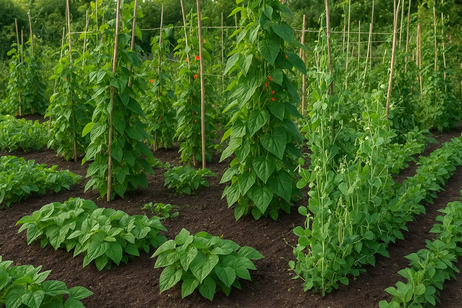 Beans and Peas: Climbing, Dwarf, and Heritage Varieties