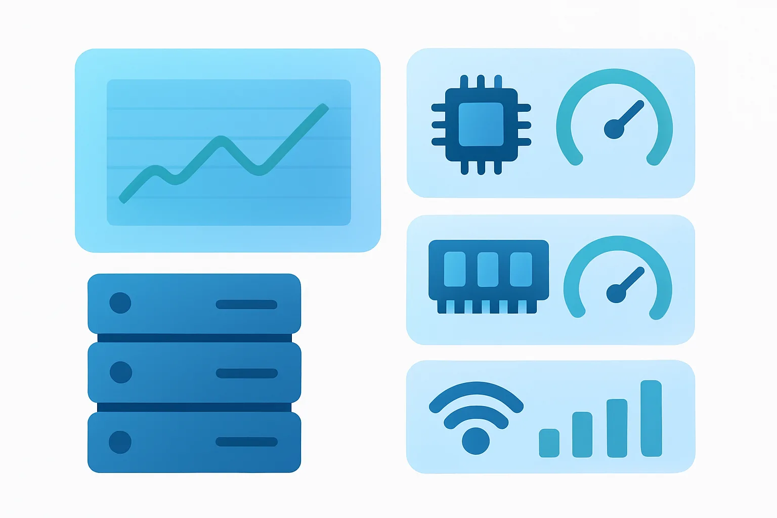 WordPress performance metrics shown on a laptop screen.