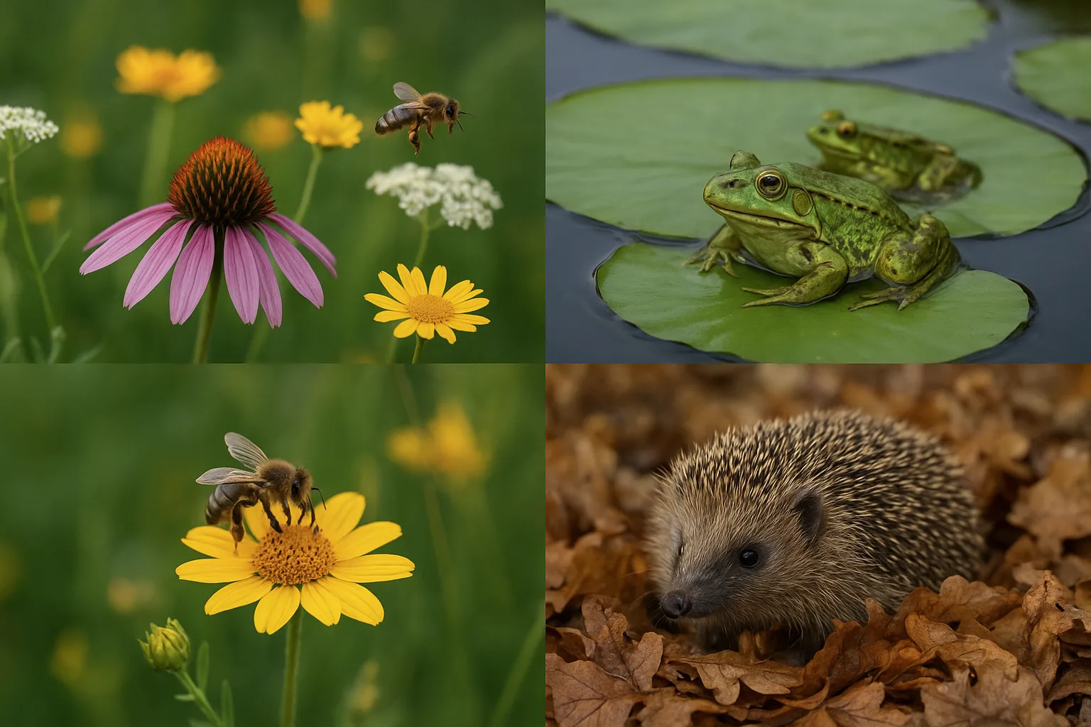 Creating a Wildlife-Friendly Allotment (Bees, Frogs, and Hedgehogs)