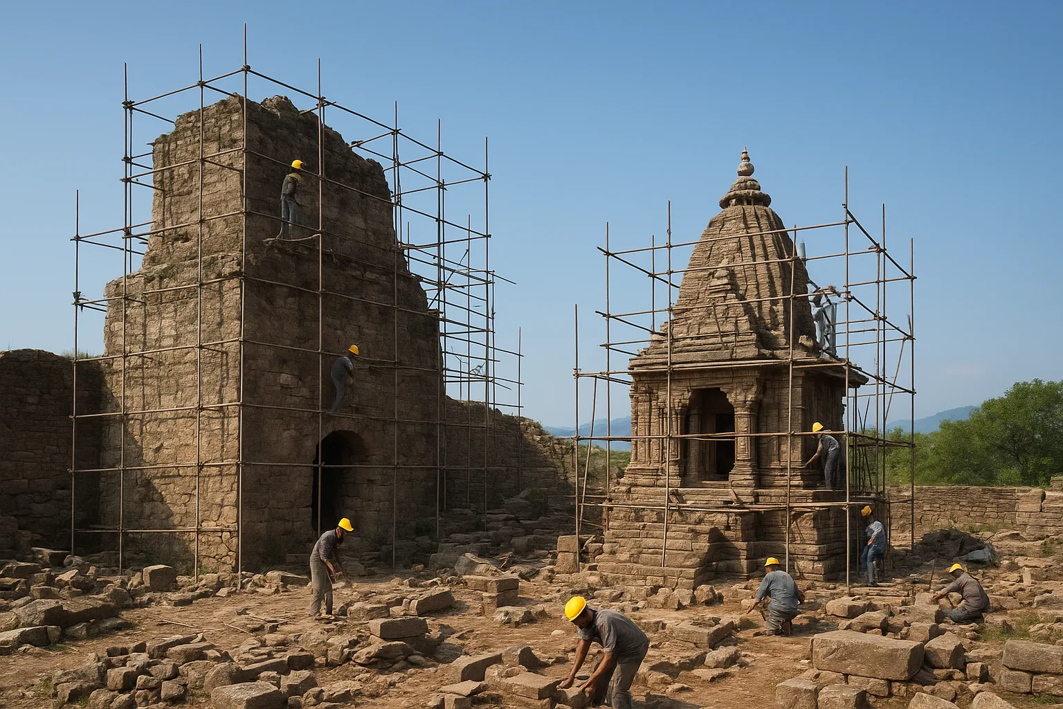 Preserving Kangra Fort and Temples