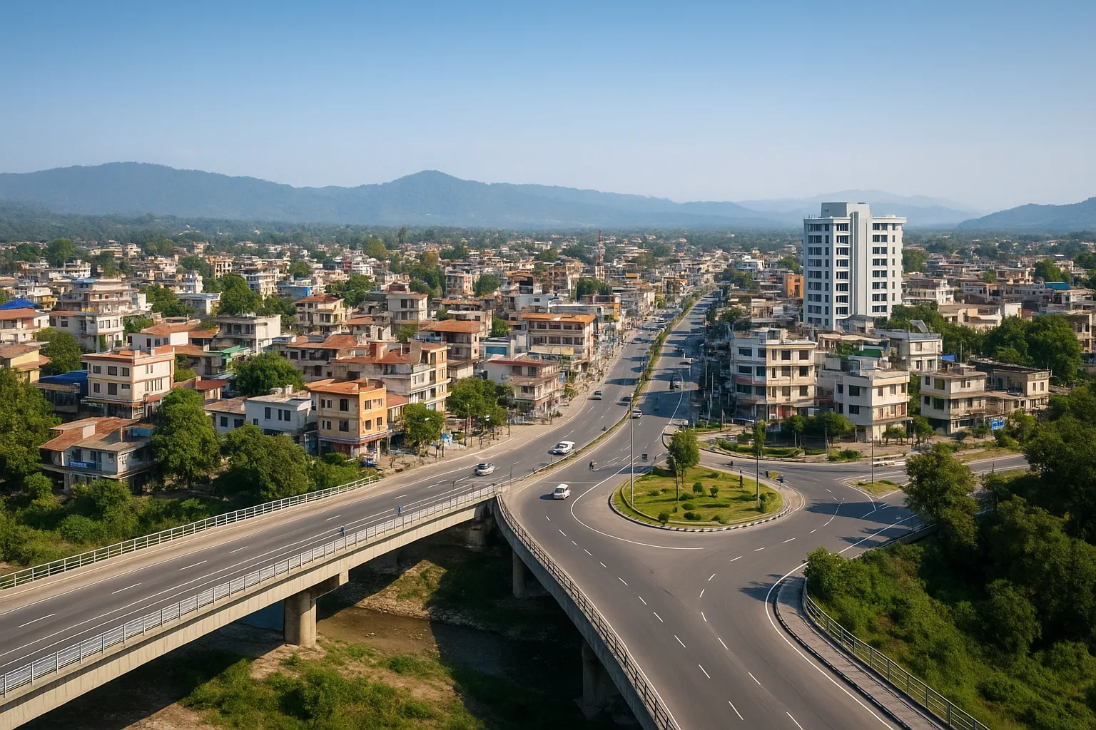 Urban Development and Infrastructure in Una Town